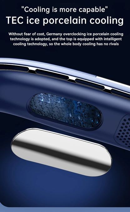 Bladeless Silent Neckband Neck Fan