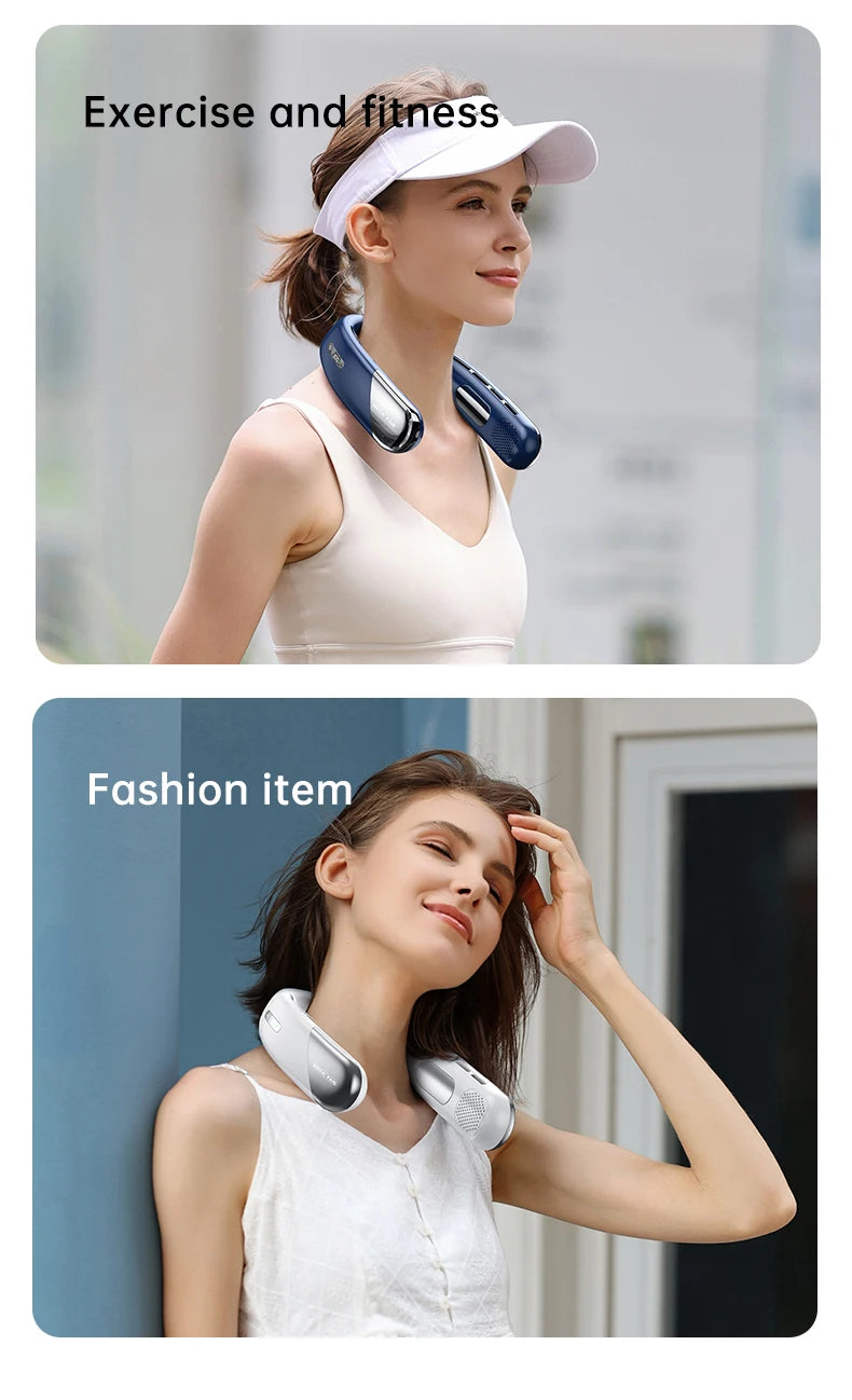 Bladeless Silent Neckband Neck Fan