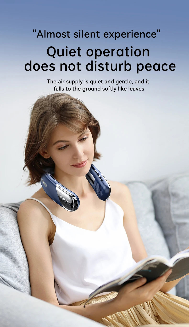Bladeless Silent Neckband Neck Fan