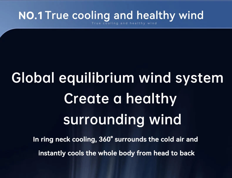 Bladeless Silent Neckband Neck Fan