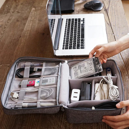 Portable Travel Cable Storage Bag