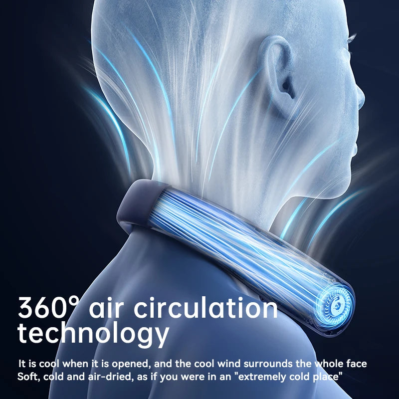 Bladeless Silent Neckband Neck Fan