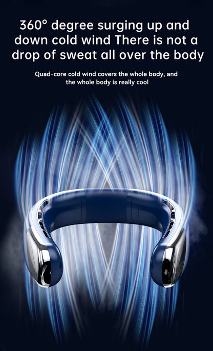 Bladeless Silent Neckband Neck Fan