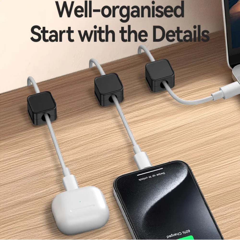 Magnetic Cable Block Organizer