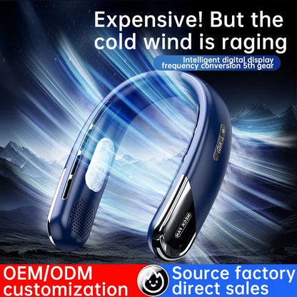 Bladeless Silent Neckband Neck Fan