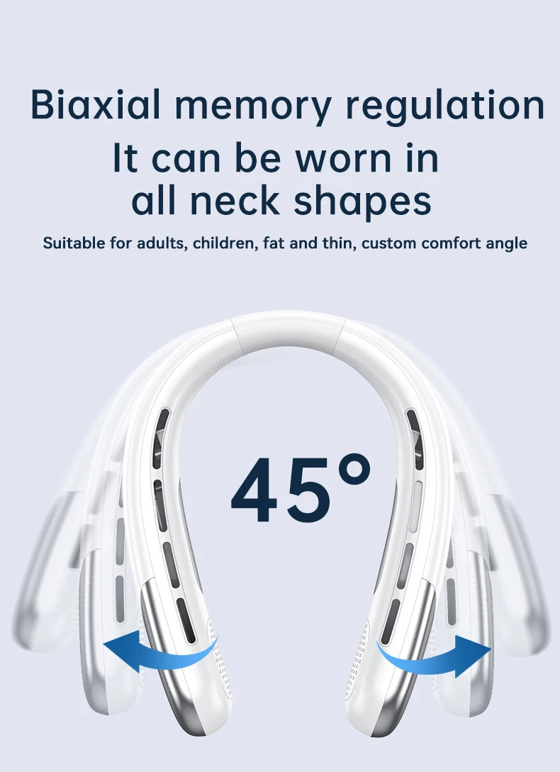 Bladeless Silent Neckband Neck Fan