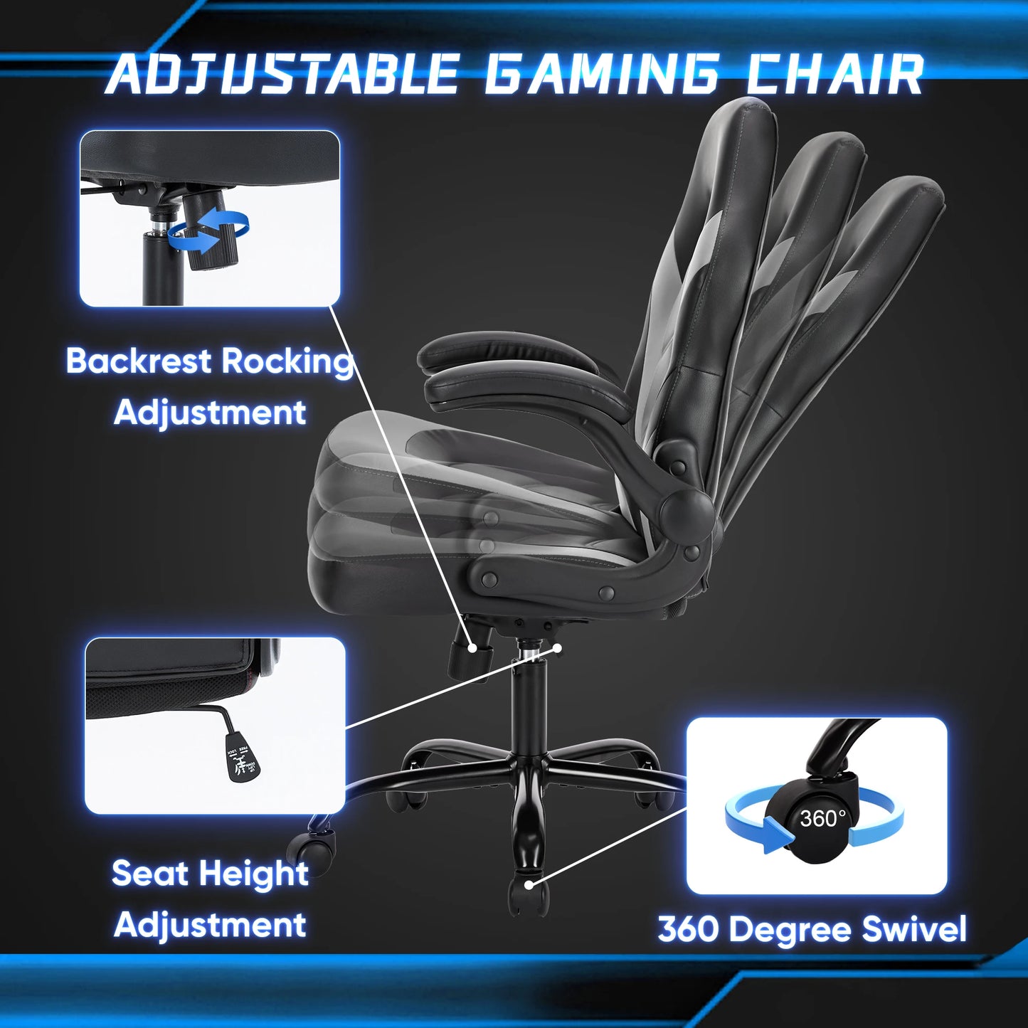 Adjustable Ergonomic Desk Chair