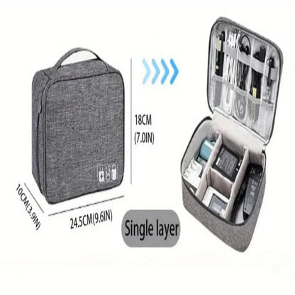 Portable Travel Cable Storage Bag