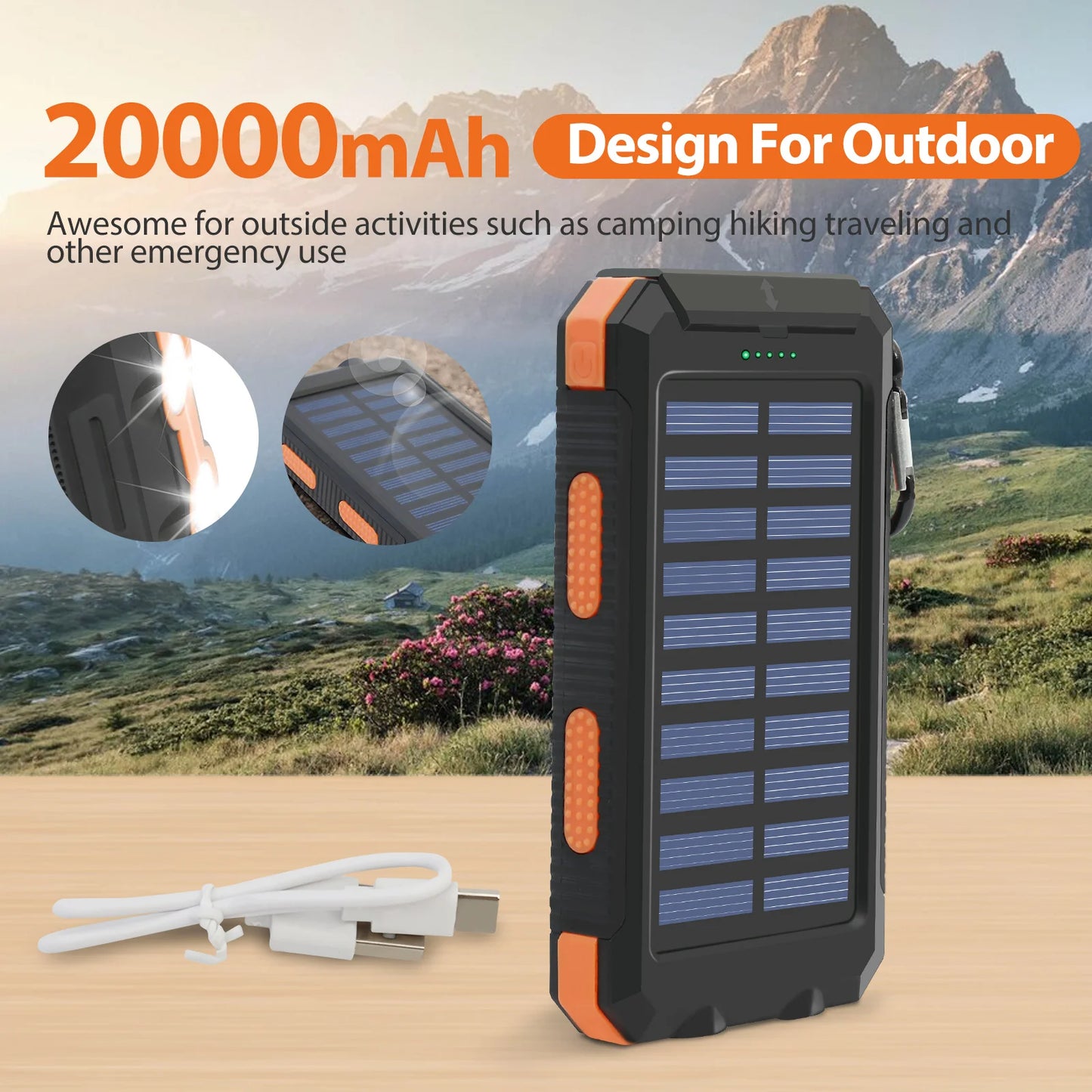 Portable Solar Power Bank